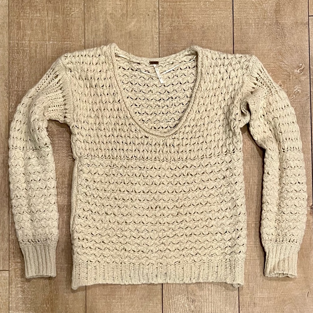 Free People Wool Sweater_oversize